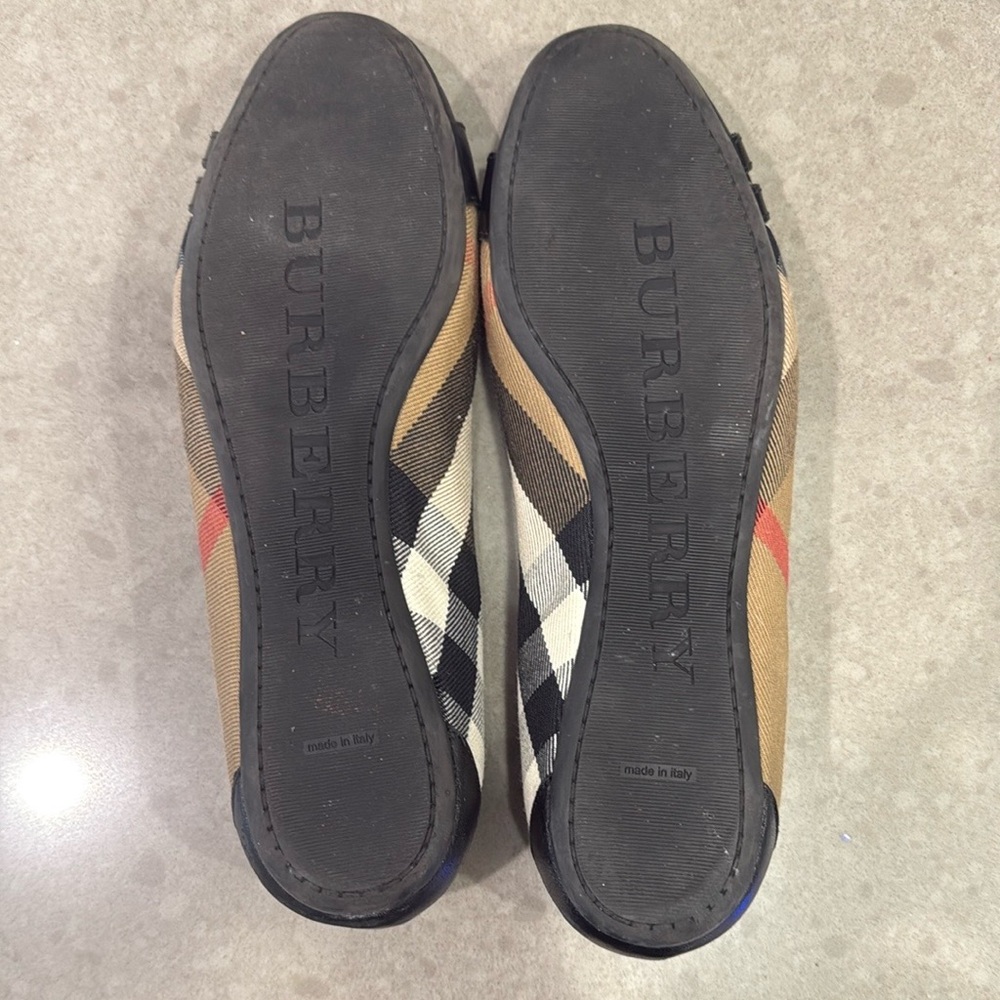 Burberry Black and Brown Ballet Flats - Picture 2 of 4